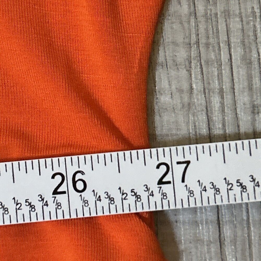 Ava & Viv Plus Size 1X Orange V Neck Dolman Short Sleeve Dress NWT - Picture 9 of 16